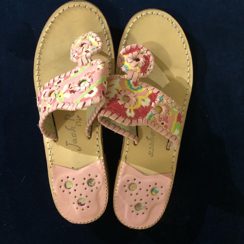 Limited Edition Jack Rogers Pink Print